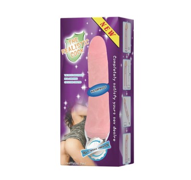 Naturalny kształt materiał wibrator sex penis 23cm